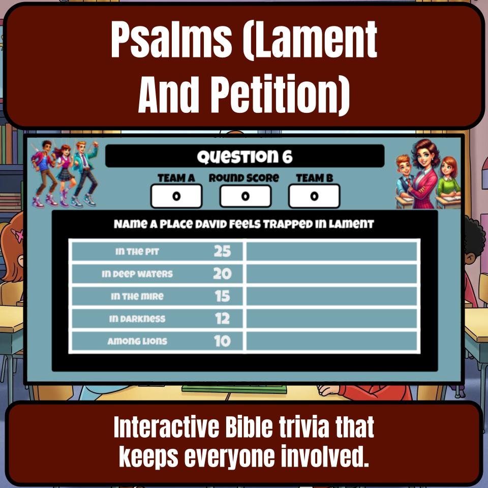 Psalms (Lament And Petition) Feud Review BF0020