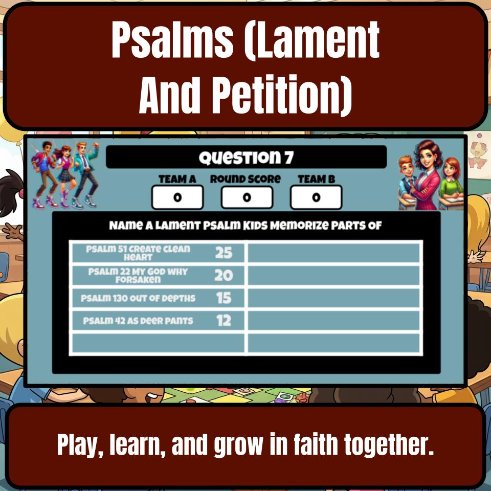 Psalms (Lament And Petition) Feud Review BF0020