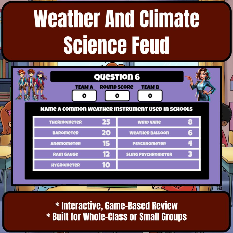 Weather And Climate Science Feud Review CF0020