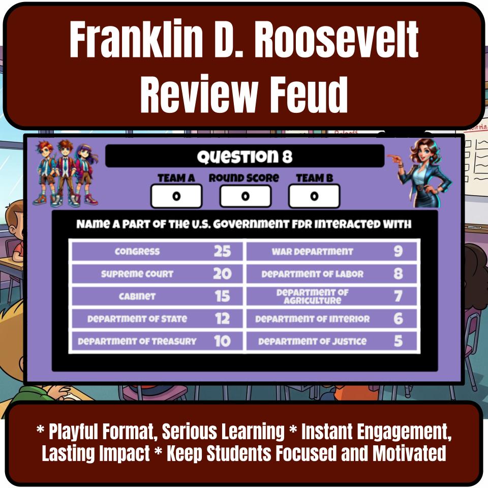 Franklin D. Roosevelt Review Feud CF0020