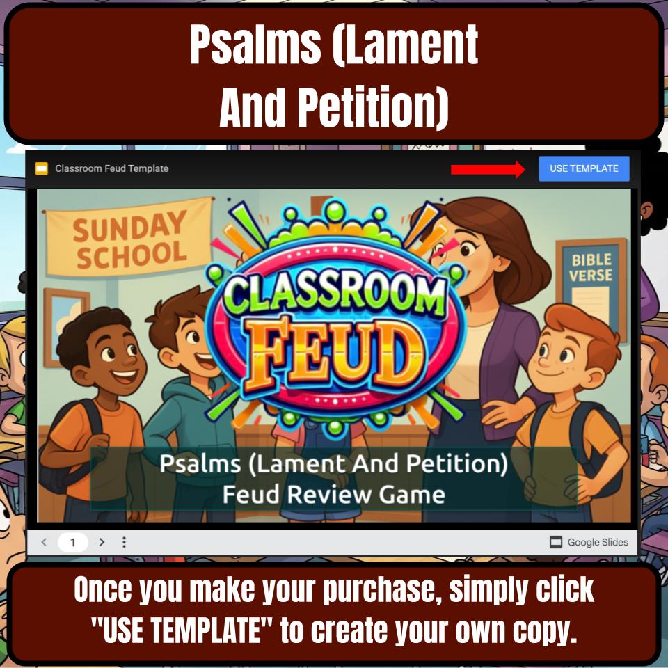Psalms (Lament And Petition) Feud Review BF0020