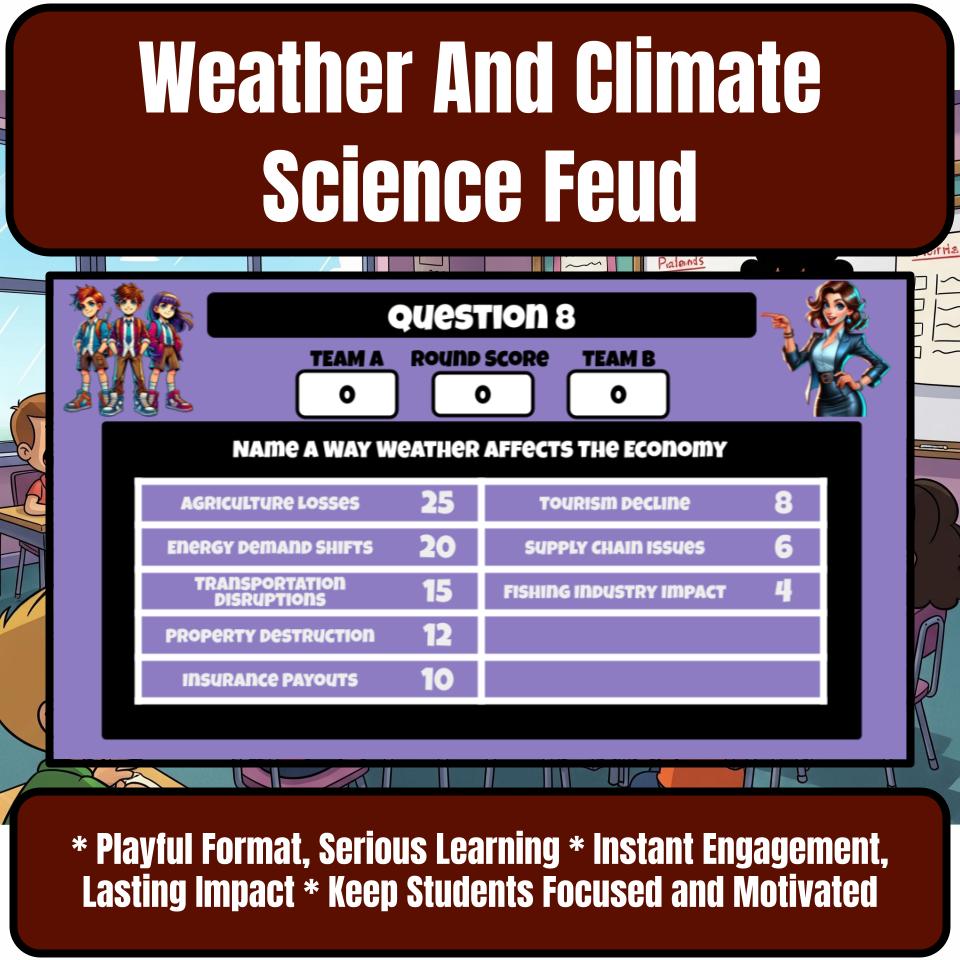 Weather And Climate Science Feud Review CF0020