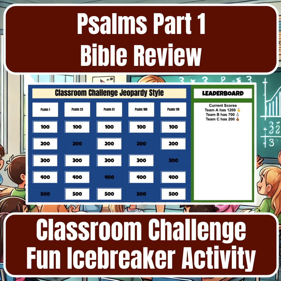 Psalms Part 1 Jeopardy Bible B0020