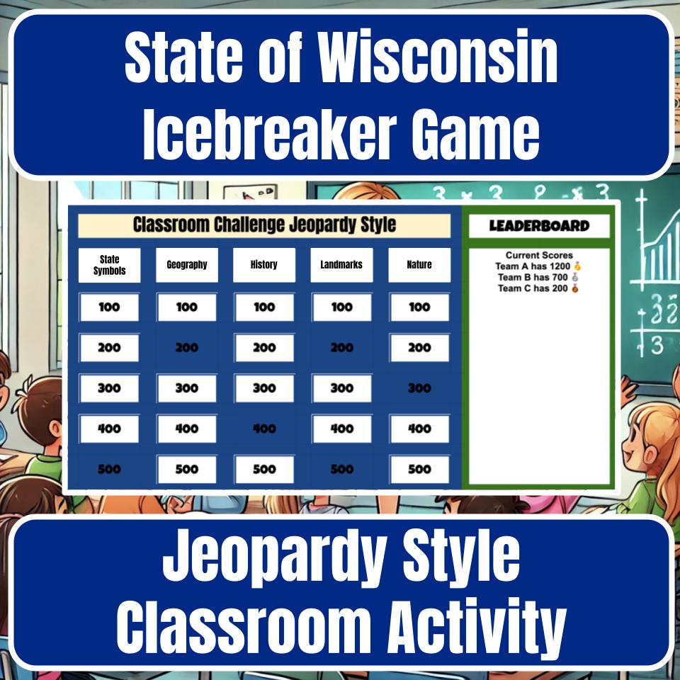 State of Wisconsin Jeopardy Game I0020