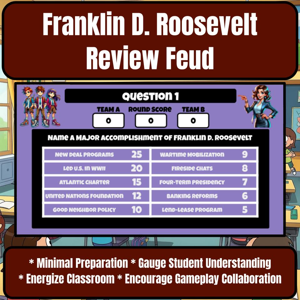 Franklin D. Roosevelt Review Feud CF0020