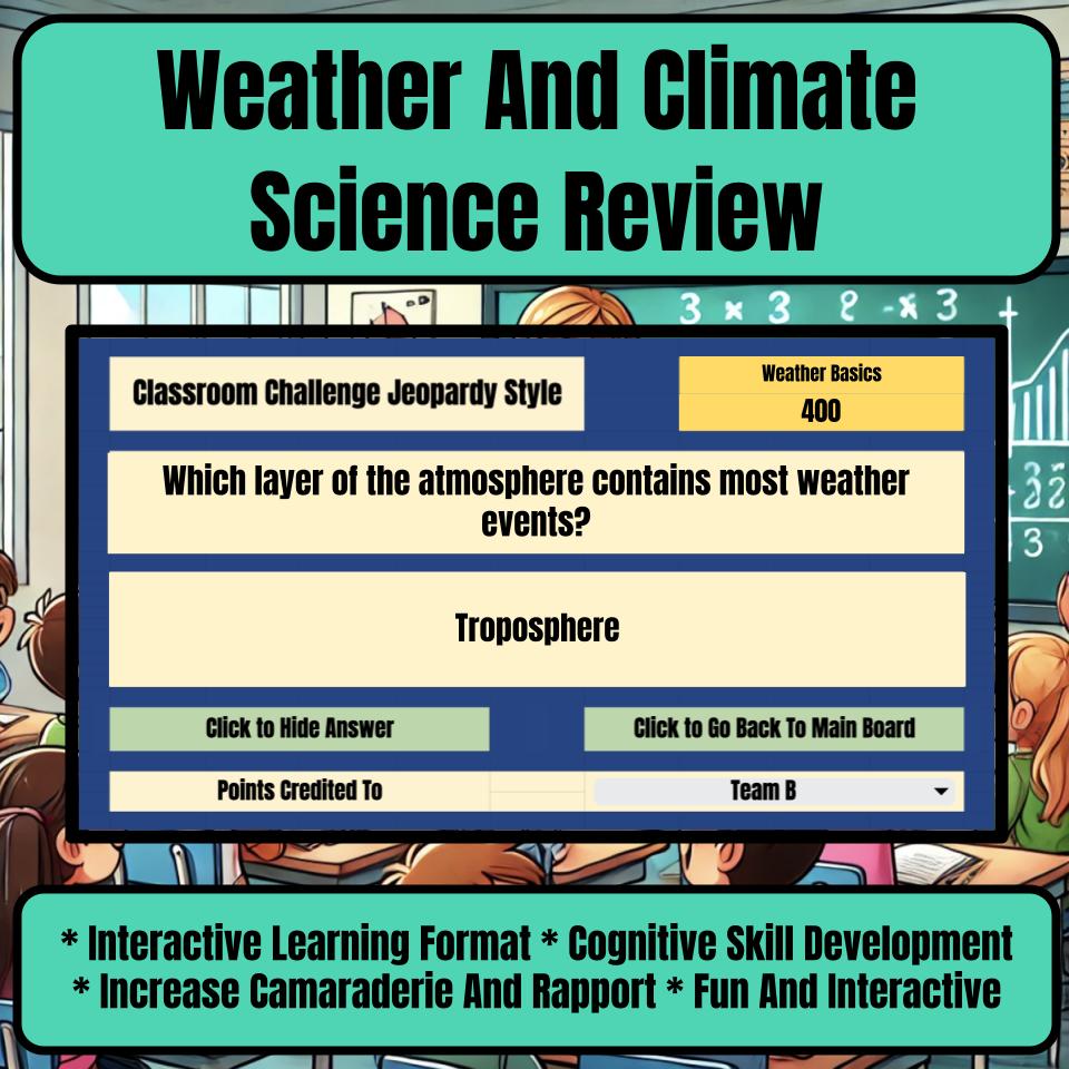 Weather And Climate Jeopardy Science Review I0020