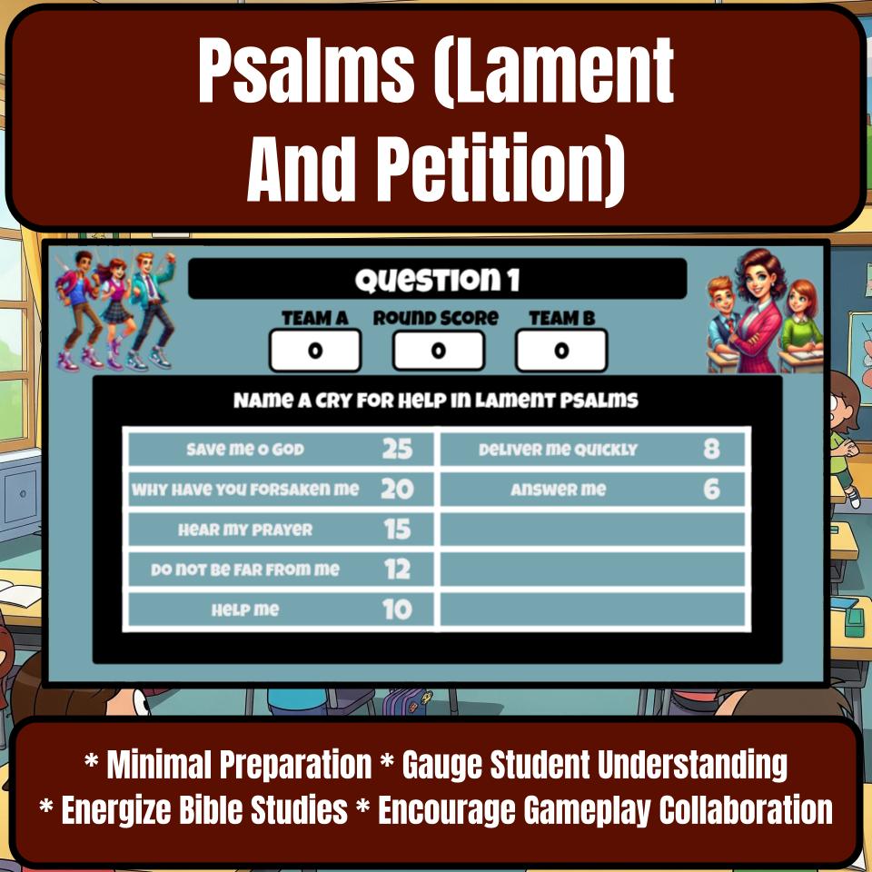 Psalms (Lament And Petition) Feud Review BF0020