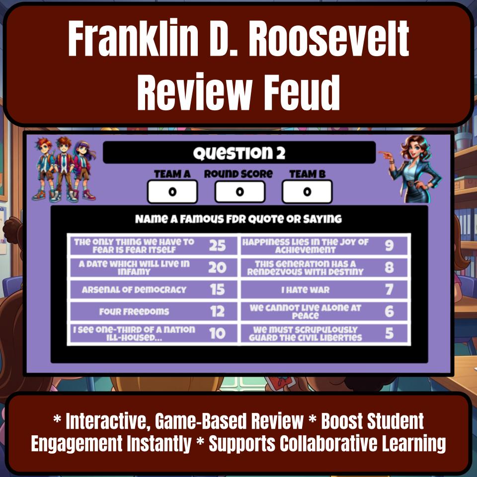 Franklin D. Roosevelt Review Feud CF0020