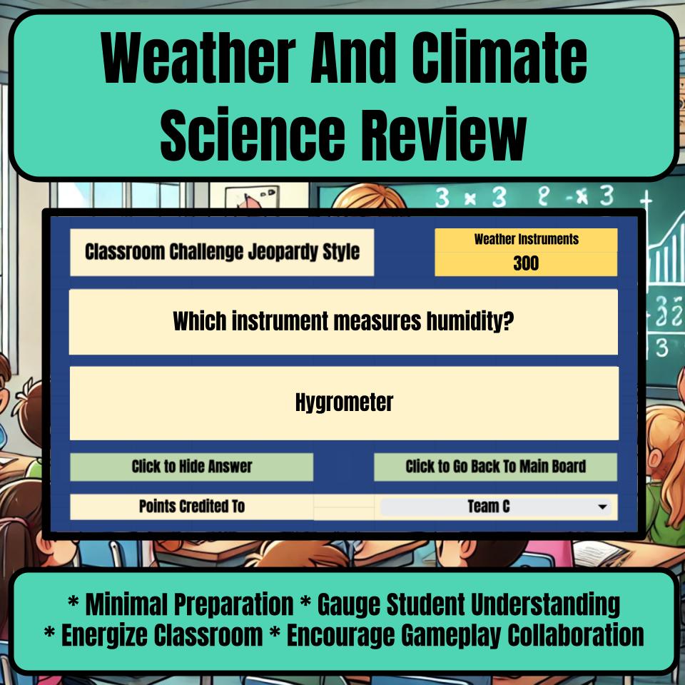 Weather And Climate Jeopardy Science Review I0020