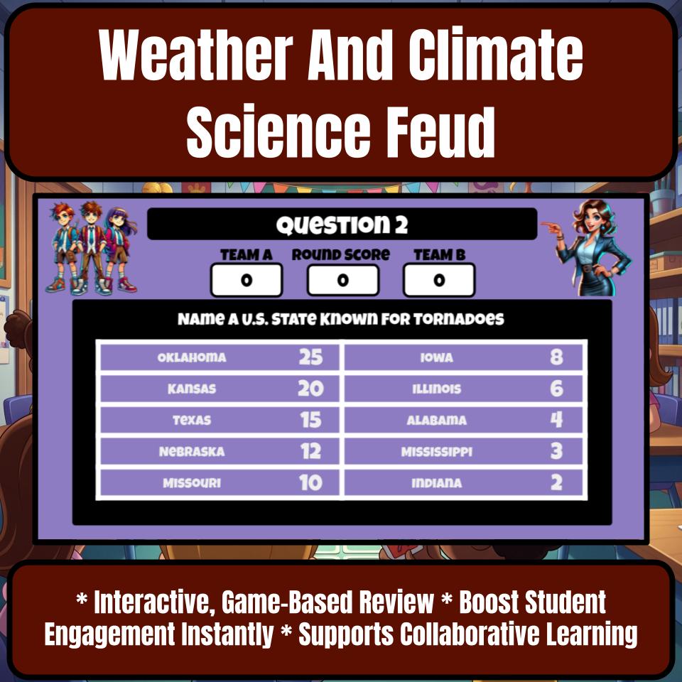 Weather And Climate Science Feud Review CF0020