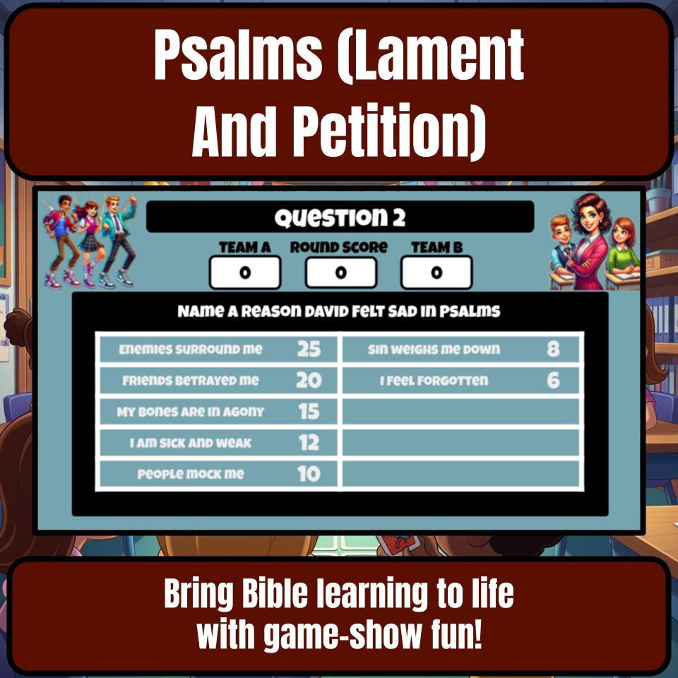 Psalms (Lament And Petition) Feud Review BF0020