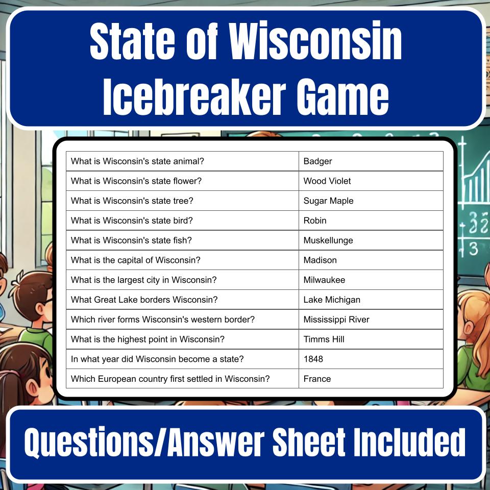 State of Wisconsin Jeopardy Game I0020