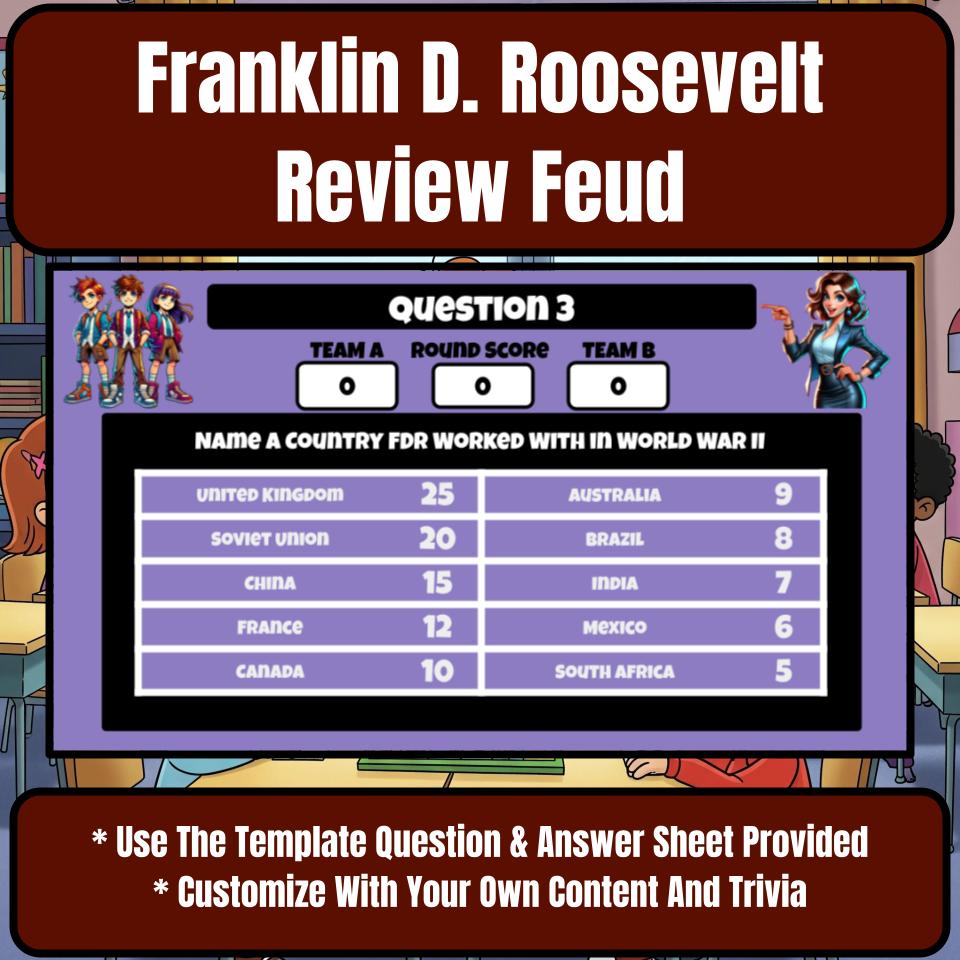 Franklin D. Roosevelt Review Feud CF0020
