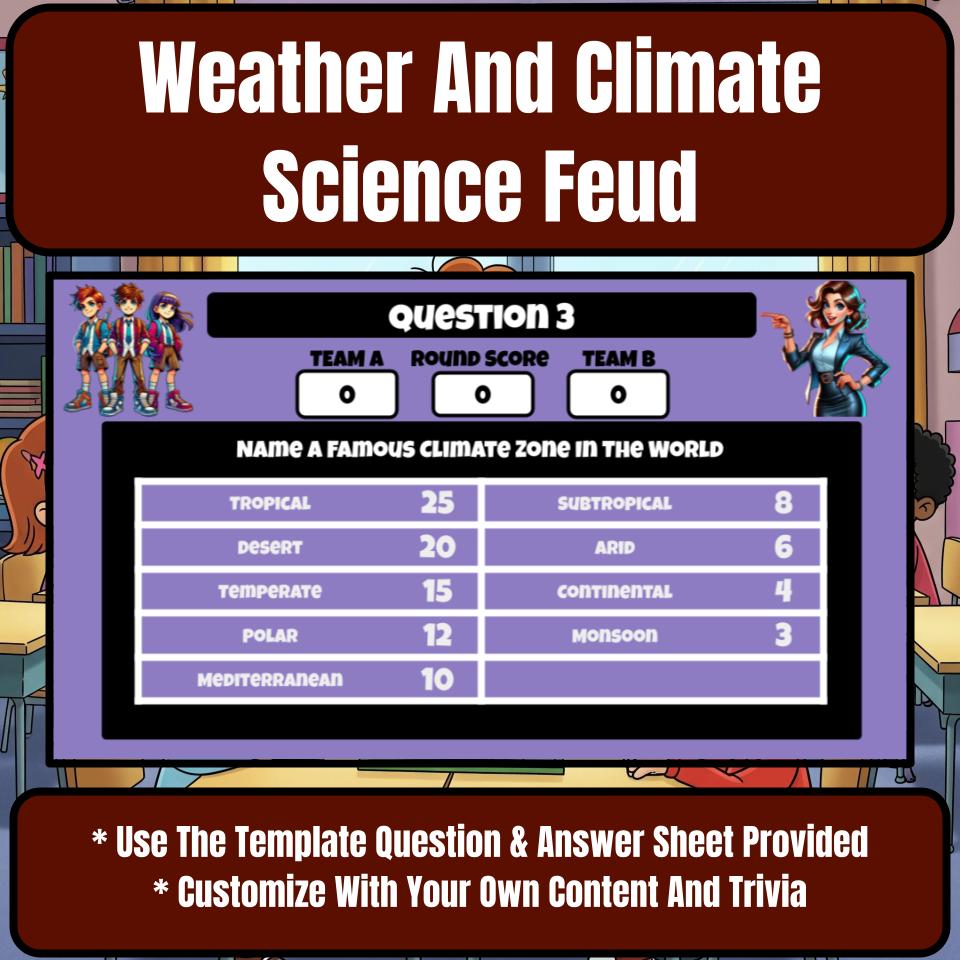 Weather And Climate Science Feud Review CF0020