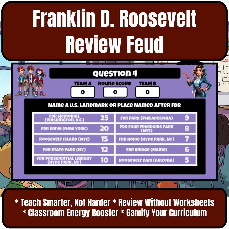 Franklin D. Roosevelt Review Feud CF0020