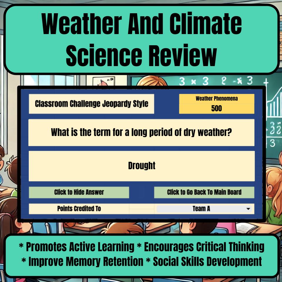Weather And Climate Jeopardy Science Review I0020