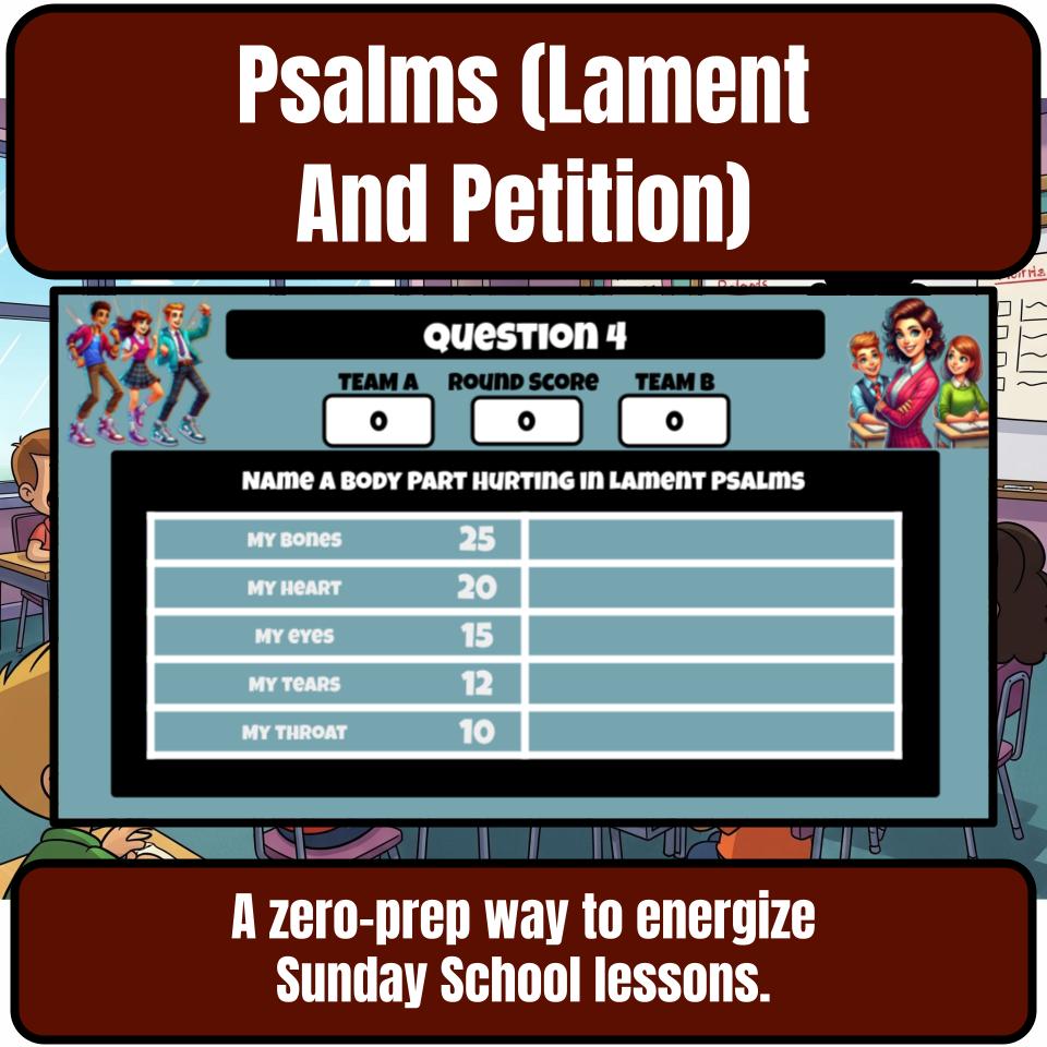 Psalms (Lament And Petition) Feud Review BF0020