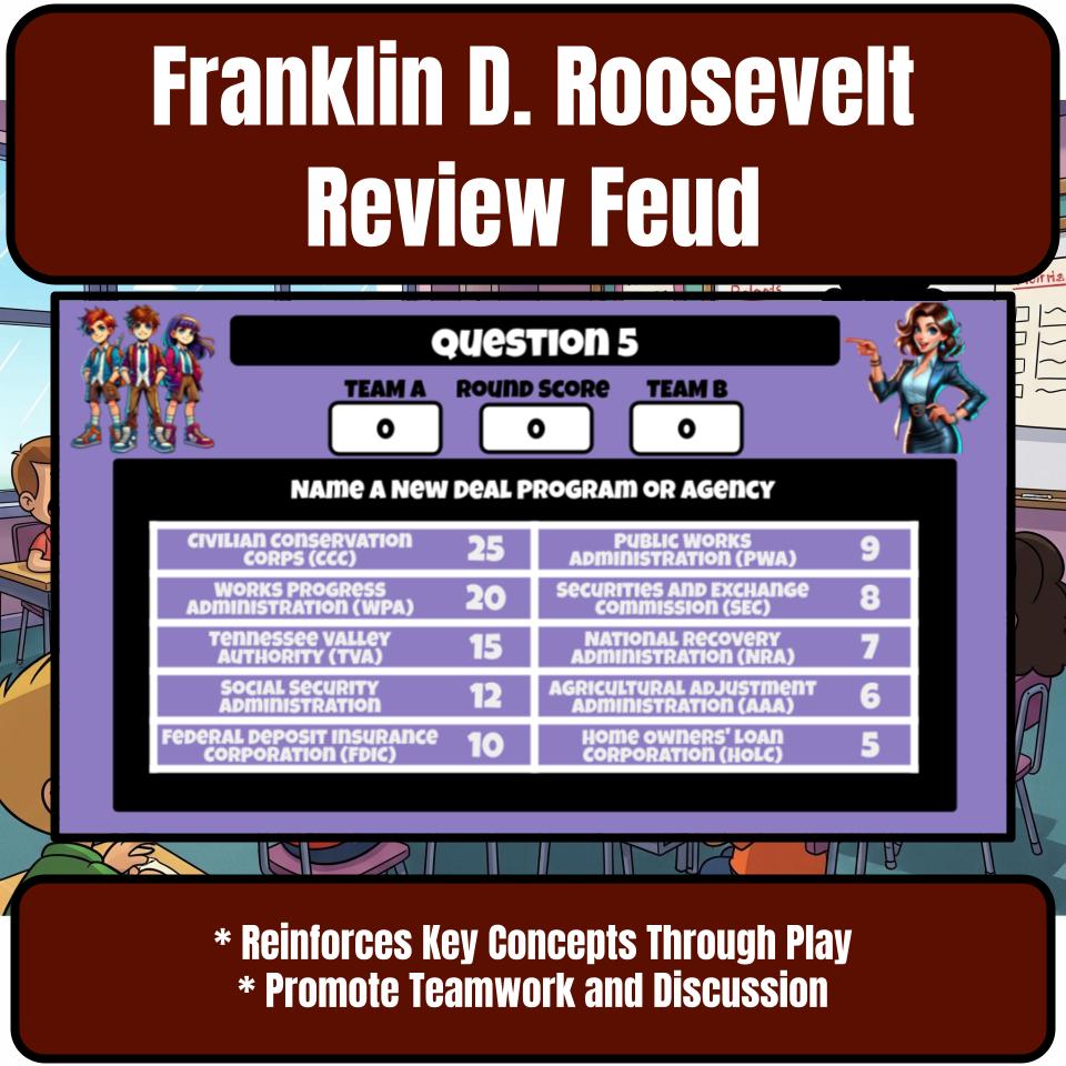 Franklin D. Roosevelt Review Feud CF0020