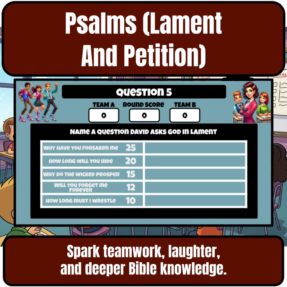 Psalms (Lament And Petition) Feud Review BF0020