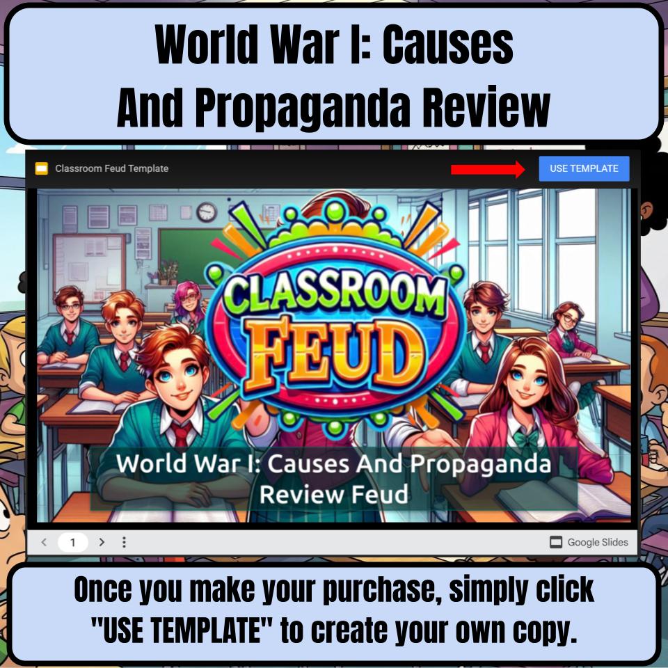 World War I: Causes And Propaganda Review Feud CF0202