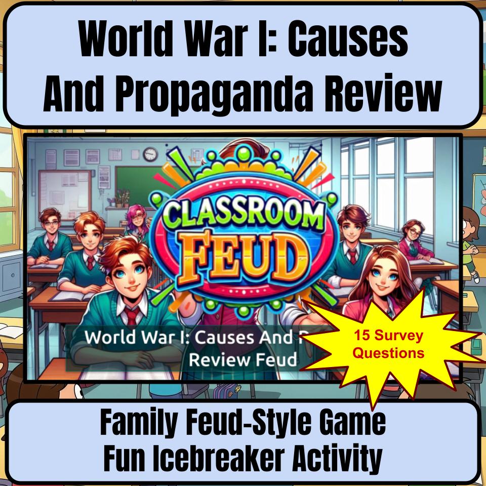 World War I: Causes And Propaganda Review Feud CF0202