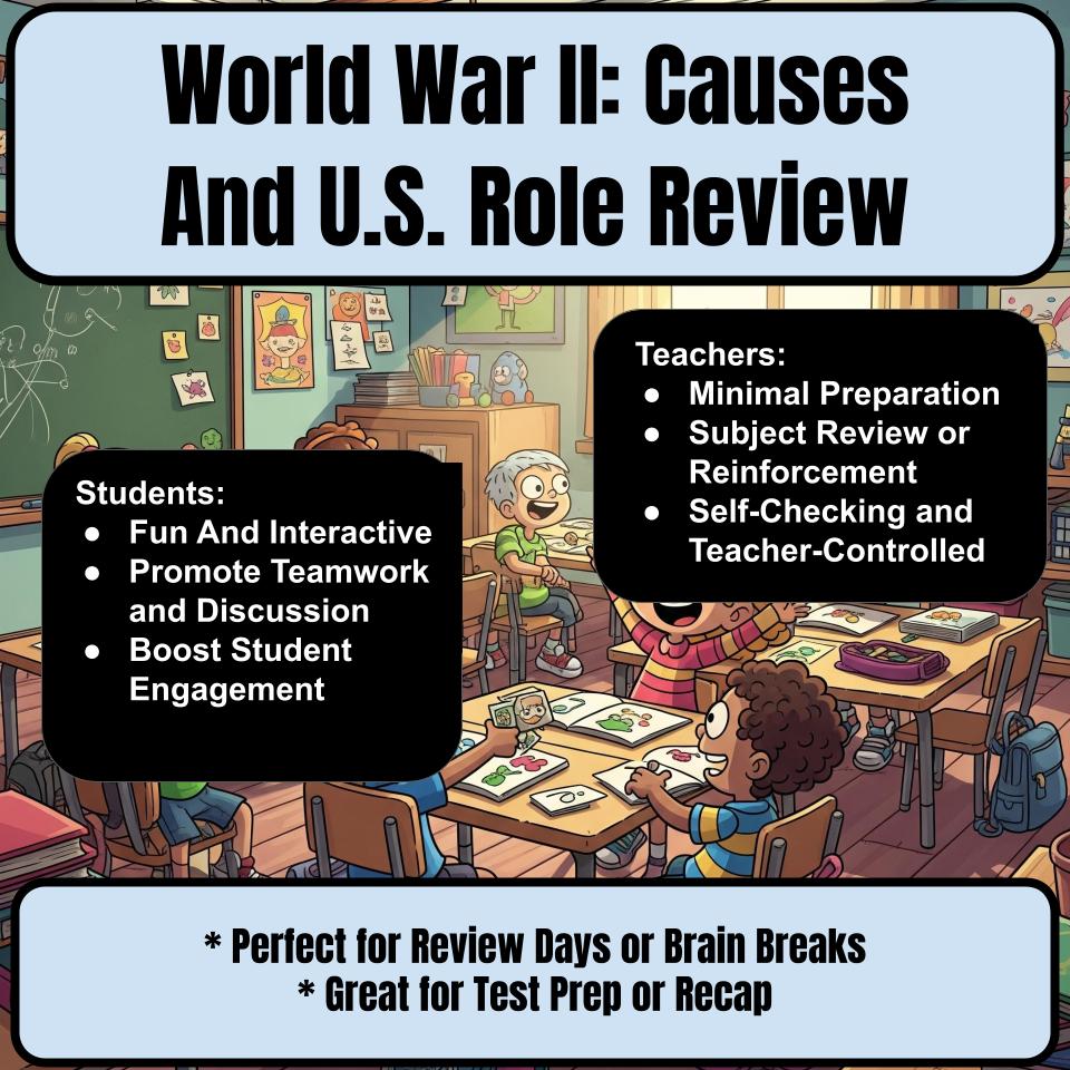 World War Ii: Causes And U.S. Role Review Feud CF0203