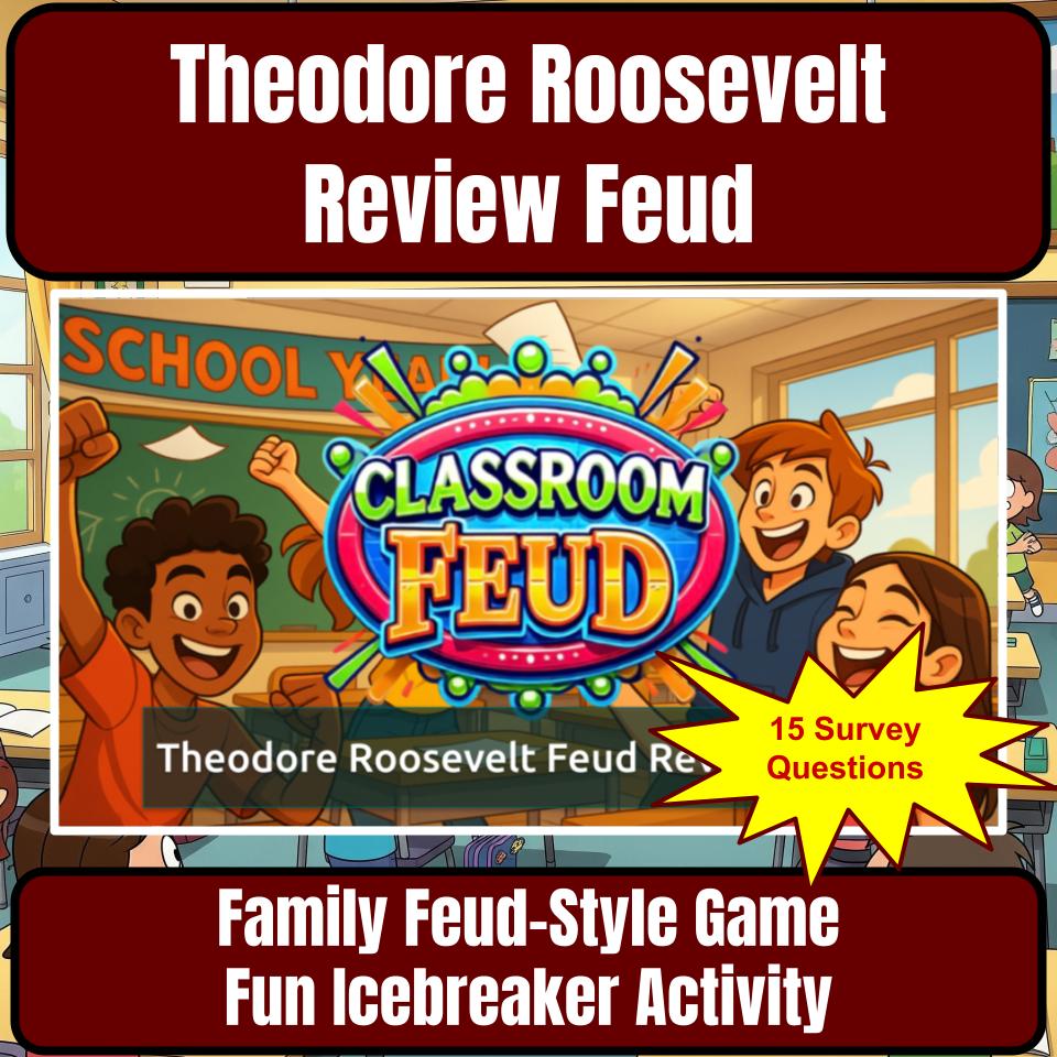 Theodore Roosevelt Feud Review Game CF0021