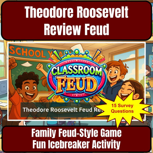 Theodore Roosevelt Feud Review Game CF0021