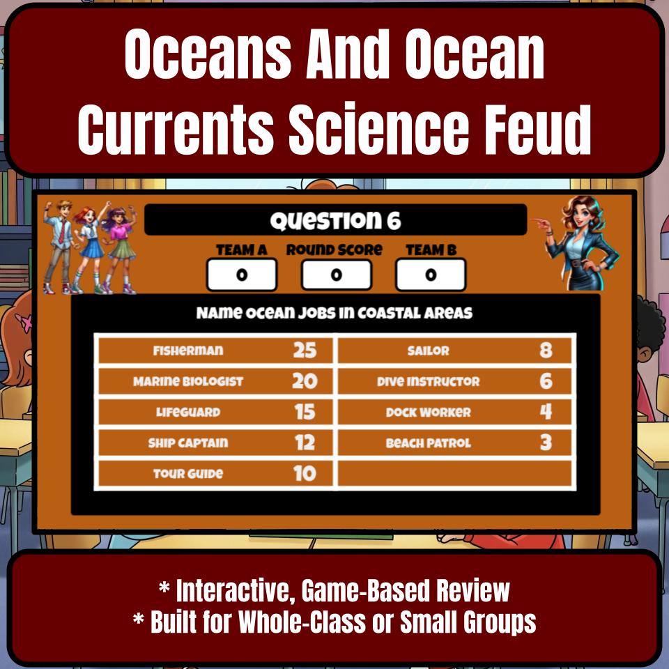 Oceans And Ocean Currents Science Feud Review CF0021