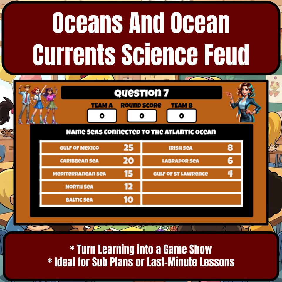 Oceans And Ocean Currents Science Feud Review CF0021