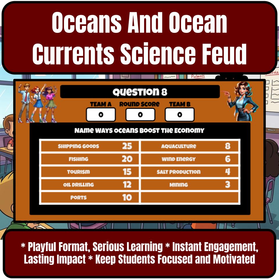 Oceans And Ocean Currents Science Feud Review CF0021