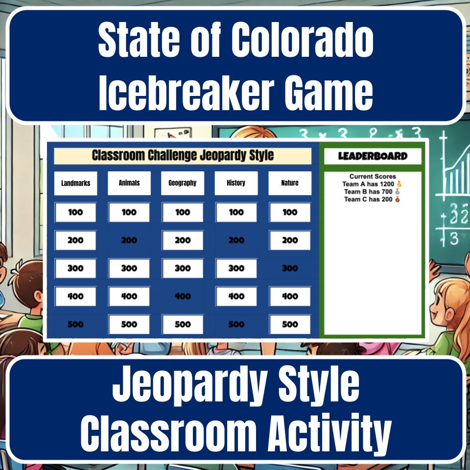 State of Colorado Jeopardy Game I0021