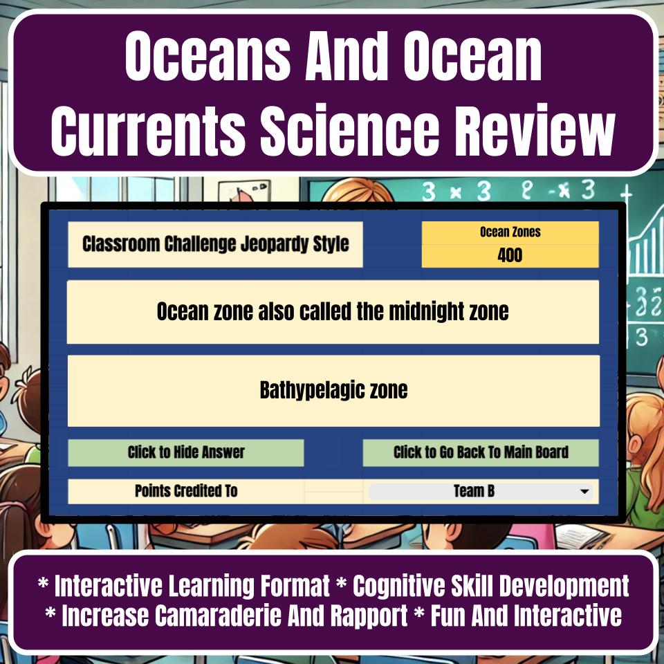 Oceans And Ocean Currents Jeopardy Science Review I0021