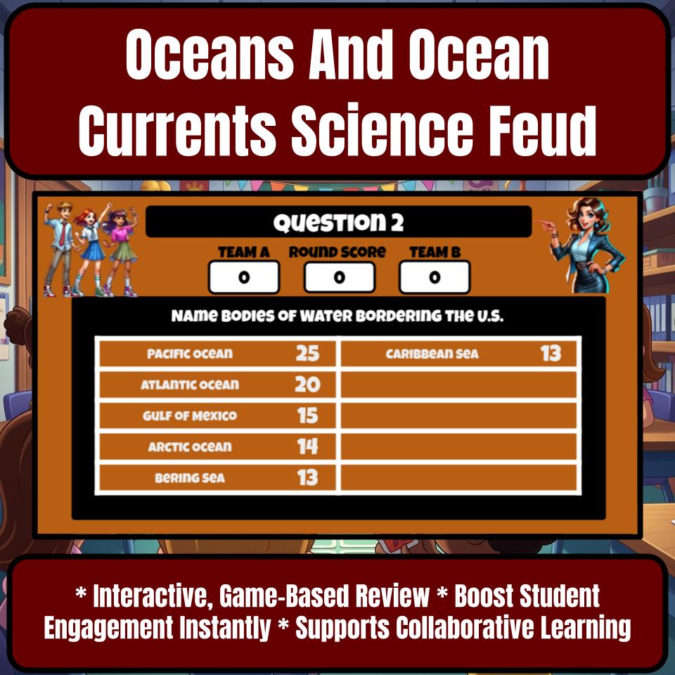 Oceans And Ocean Currents Science Feud Review CF0021