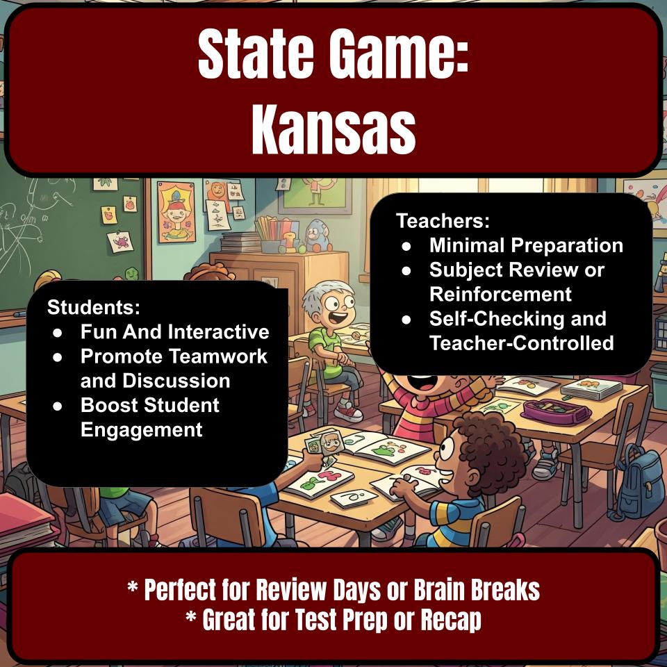 Kansas Social Studies Family Feud Review Game CF0021