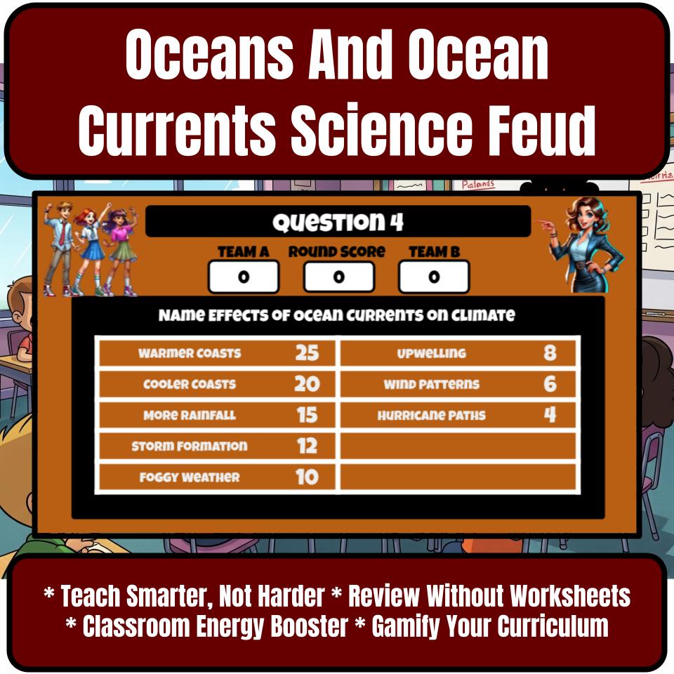 Oceans And Ocean Currents Science Feud Review CF0021