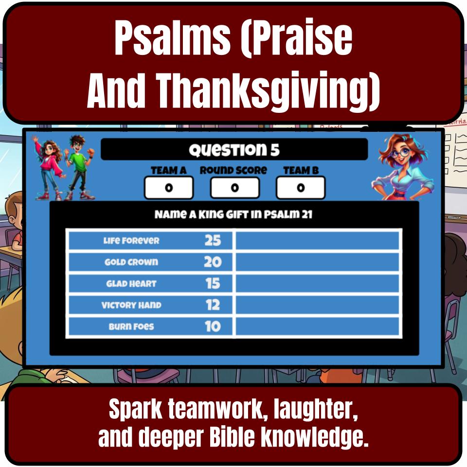 Psalms (Praise And Thanksgiving) Feud Review BF0021