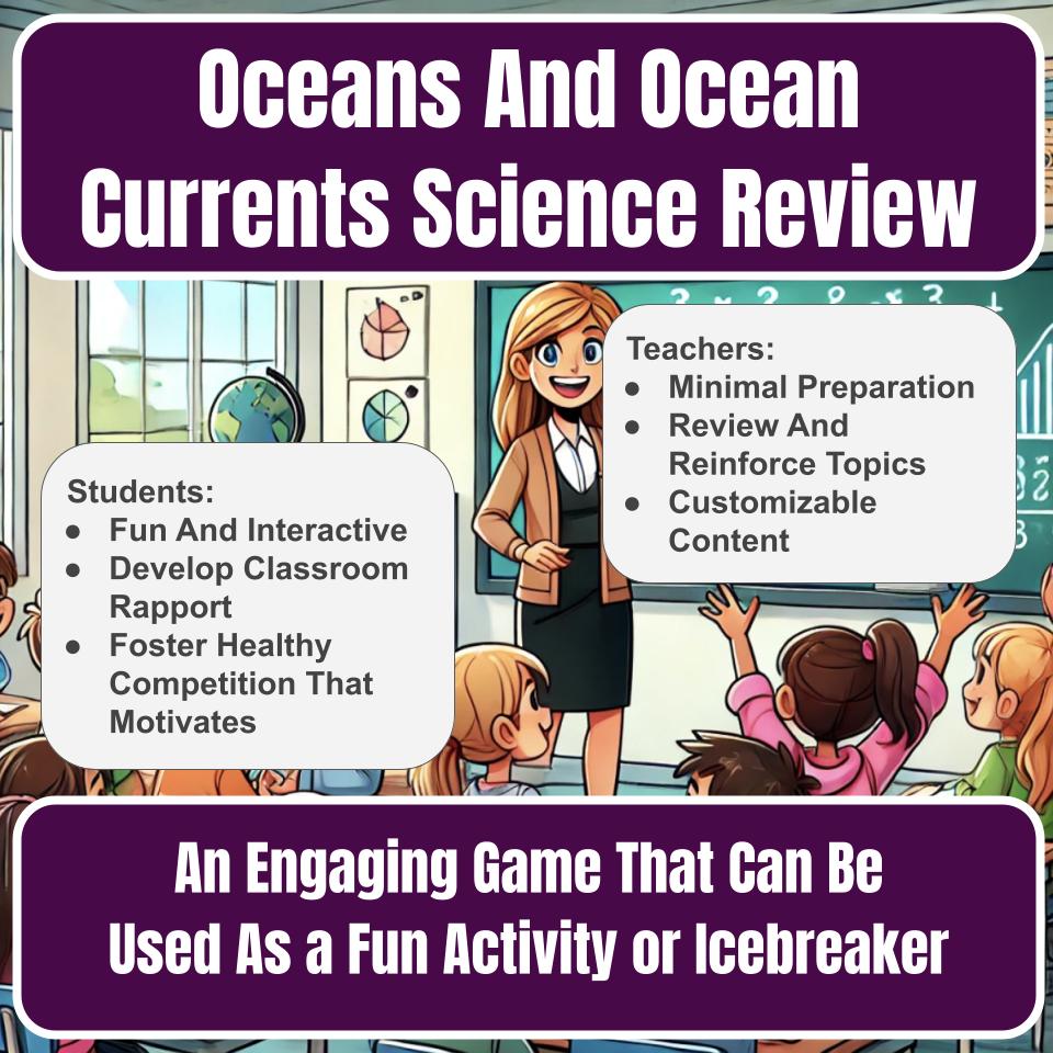 Oceans And Ocean Currents Jeopardy Science Review I0021