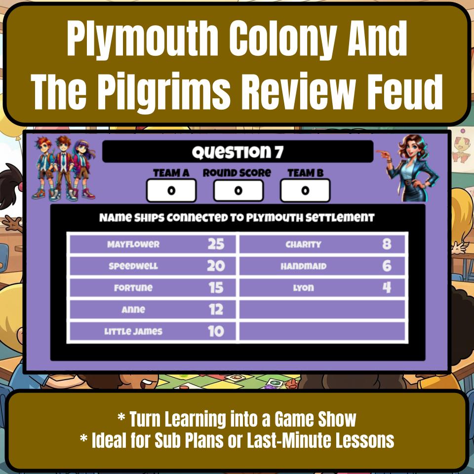 Plymouth Colony And The Pilgrims Review Feud CF0212
