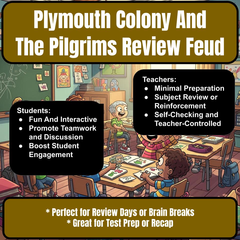 Plymouth Colony And The Pilgrims Review Feud CF0212