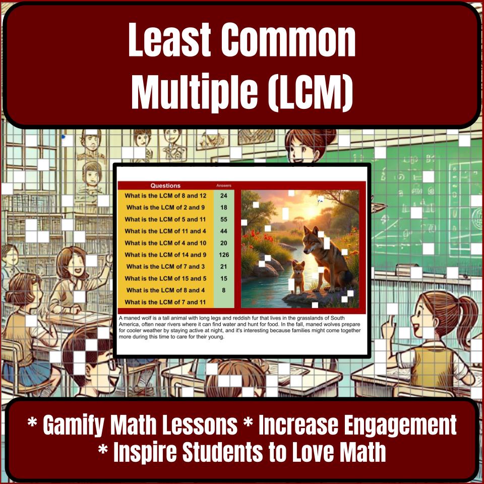 Least Common Multiple (Lcm) Mystery Picture P0214