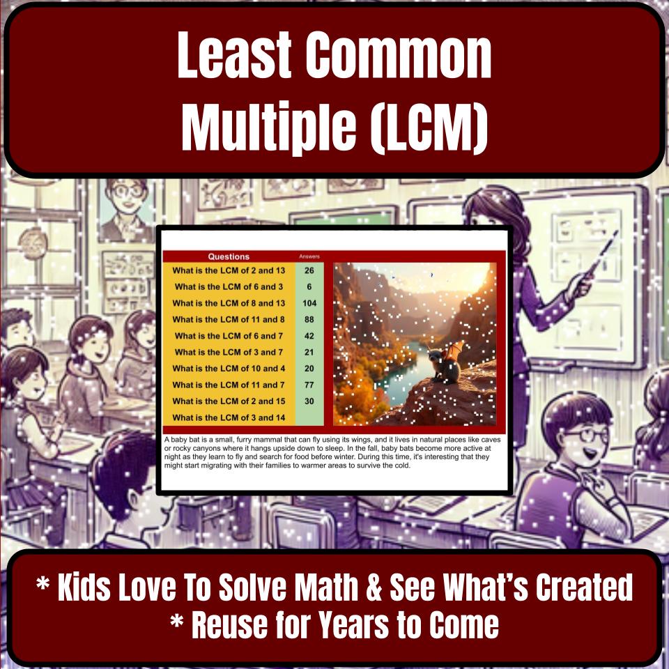 Least Common Multiple (Lcm) Mystery Picture P0214