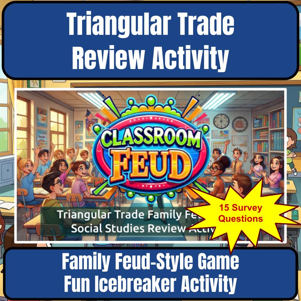 Triangular Trade Family Feud Game Social Studies Review Activity CF0215