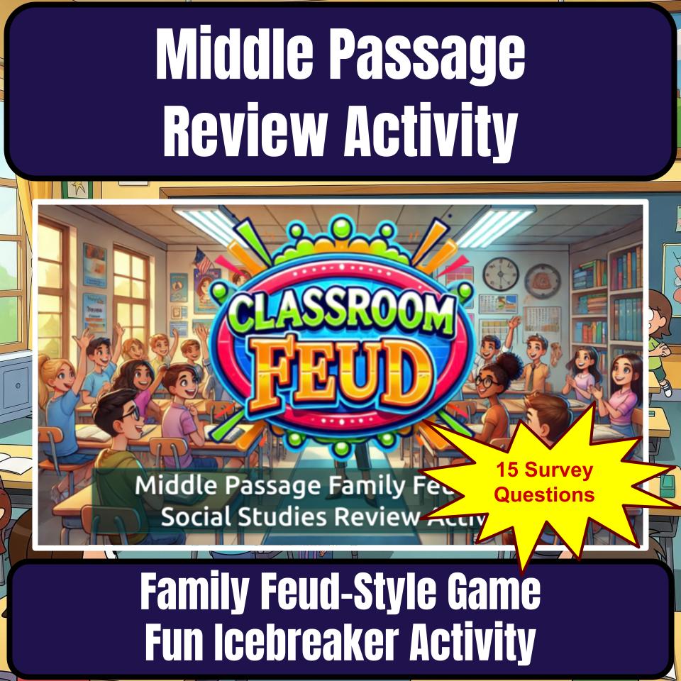 Middle Passage Family Feud Game Social Studies Review Activity CF0217