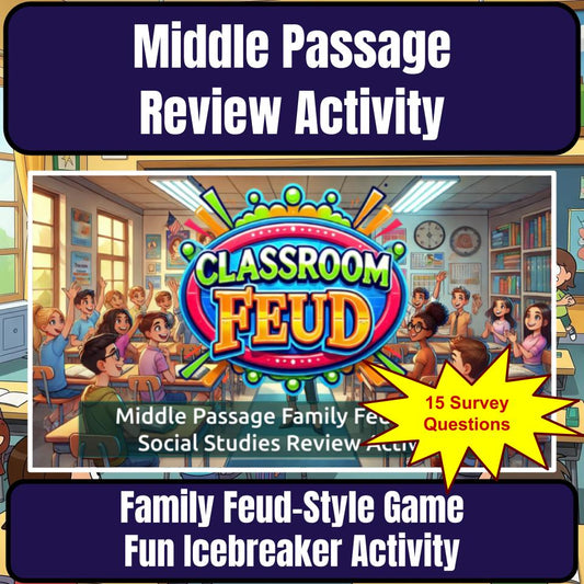 Middle Passage Family Feud Game Social Studies Review Activity CF0217