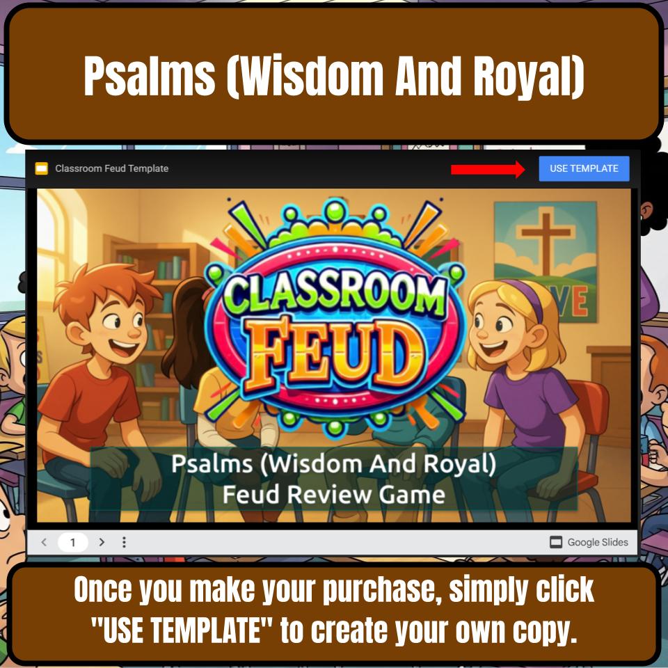 Psalms (Wisdom And Royal) Feud Review BF0022
