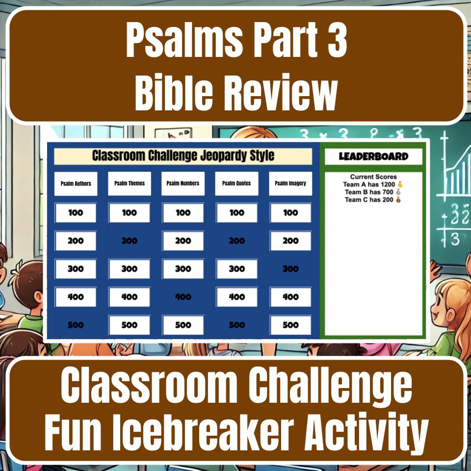 Psalms Part 3 Jeopardy Bible B0022