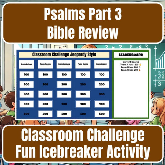 Psalms Part 3 Jeopardy Bible B0022