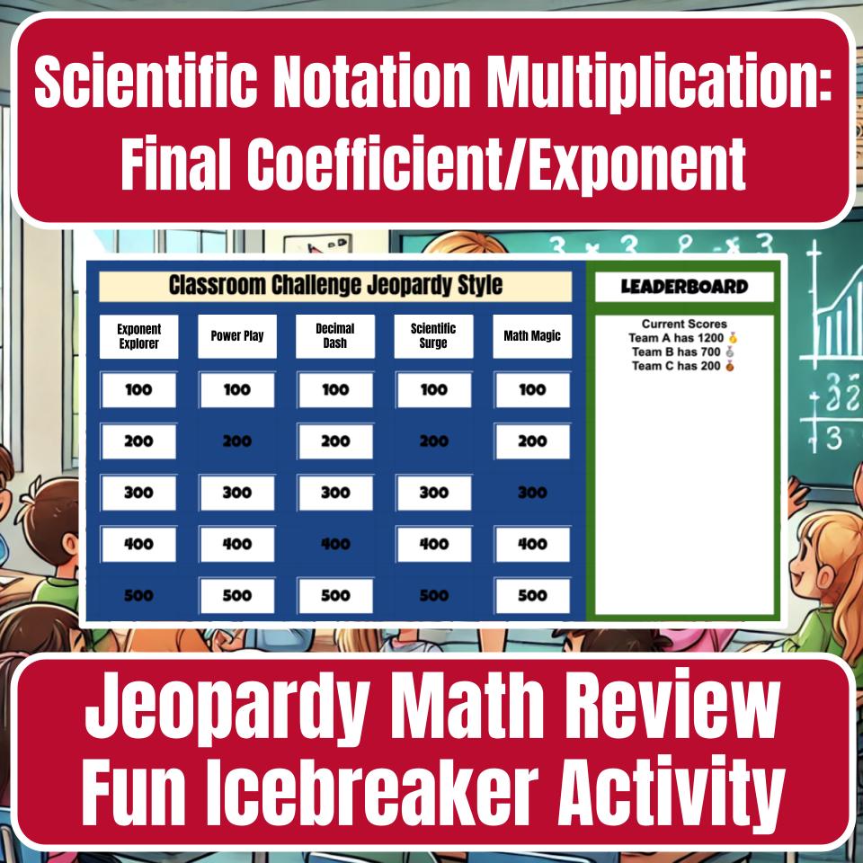 Scientific Notation Multiplication: Final Coefficient/Exponent I0022