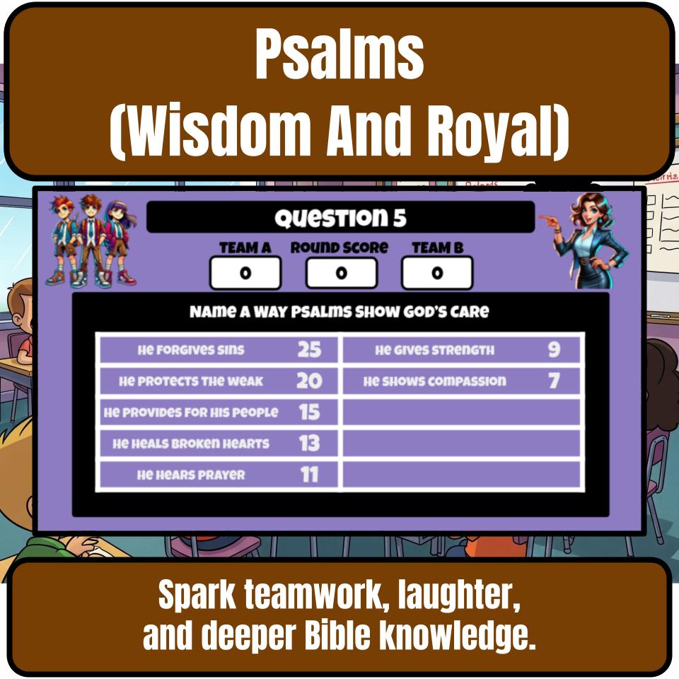 Psalms (Wisdom And Royal) Feud Review BF0022